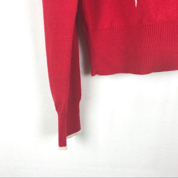 Tommy Hilfiger Cardigan Sweater Size M Women Red - Picture 4 of 7